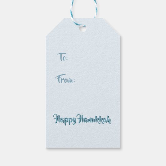 Festival of Lights and Joy Cadeaulabel (Achterkant)