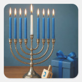 Festival of Lights and Joy Vierkante Sticker (Voorkant)