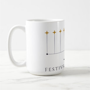 Festival of Lights Constellation Hanukkah Mok