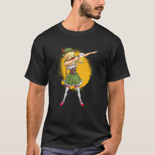 Festival oktober Dirndl Replacement Dabbing Waitre T-shirt