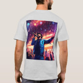 Festival Pulse: DJ bij het Heartbeat T-Shirt (Achterkant)