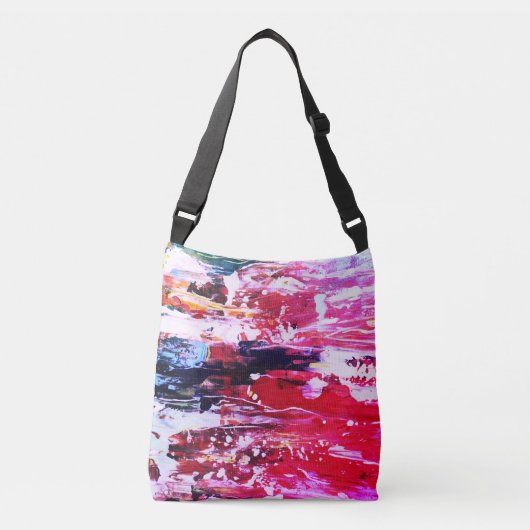 Festival roze crossbody tas (Voorkant)