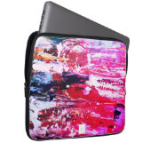 Festival roze laptop sleeve (Voorkant Rechts)