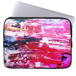 Festival roze laptop sleeve