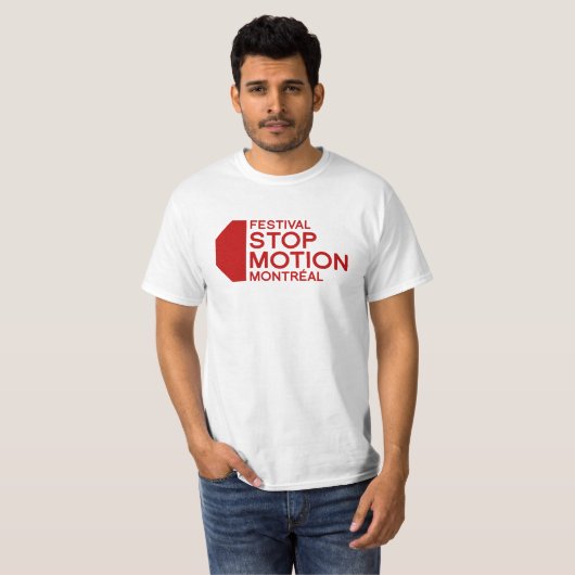 Festival Stop Motion Montreal - 8e editie T-shirt (Voorkant volledig)