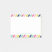 Festival Stripes Post-it® Notes (Voorkant)