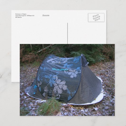 Festival Tent Briefkaart (Voorkant / Achterkant)