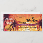 Festival Ticket Palm Wedfest Wedding (Voorkant)