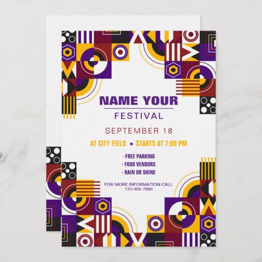 Festival uitnodiging