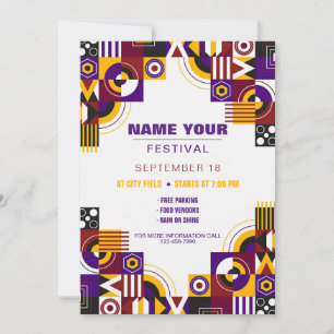 Festival uitnodiging
