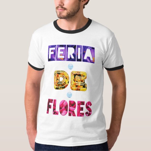 Festival van de bloemen juli Colombia Feria de Flo T-shirt (Voorkant)