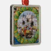 Festival van de Portugese vloot Metalen Ornament (Rechts)