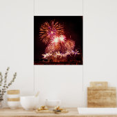 Festival van het Vuurwerk in Bay City - 2021 Poster (Keuken)