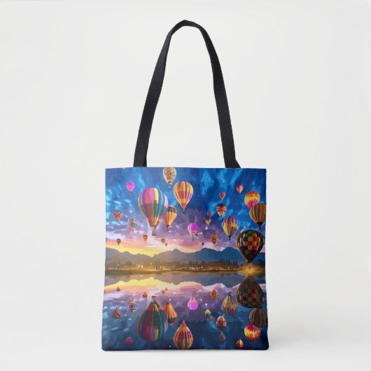 Festival van heteluchtballonnen tote bag (Voorkant)
