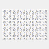 Festival van Lichte Verpakkende Bladen - Set van 3 Inpakpapier Vel (Voorkant)