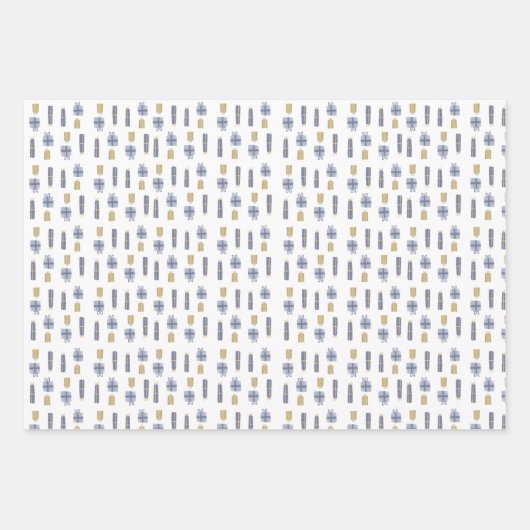 Festival van Lichte Verpakkende Bladen - Set van 3 Inpakpapier Vel (Voorkant)