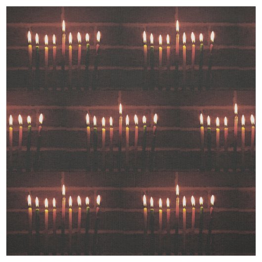 Festival van Lights Hanukkah Fabric Stof (Swatch)
