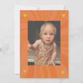 Festival verjaardag Boho Groovy Kaart (Achterkant)