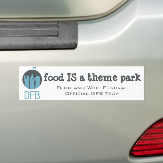 Festival voor voedsel en wijn DFB Tray Sticker (Op auto)