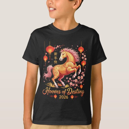 Festive 2026 Horse Lady Hooves Of Destiny Zodiac G T-shirt (Voorkant)