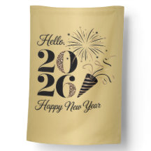 Festive 2026 Welcome the New Year Outdoor 