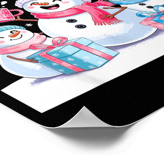 Festive 6 7 Six Seven Meme Christmas Women Men Kid Poster (Hoek)