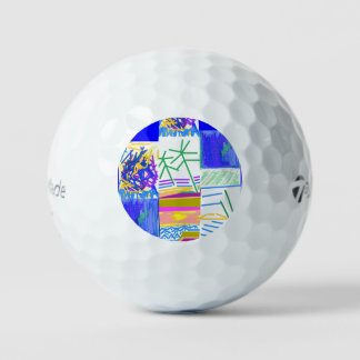Festive Abstract Golfballen