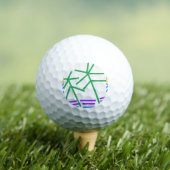 Festive Abstract Golfballen (Insitu Shirt)