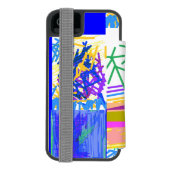 Festive Abstract Incipio iPhone Portemonnee Hoesje (Agenda Achterkant)