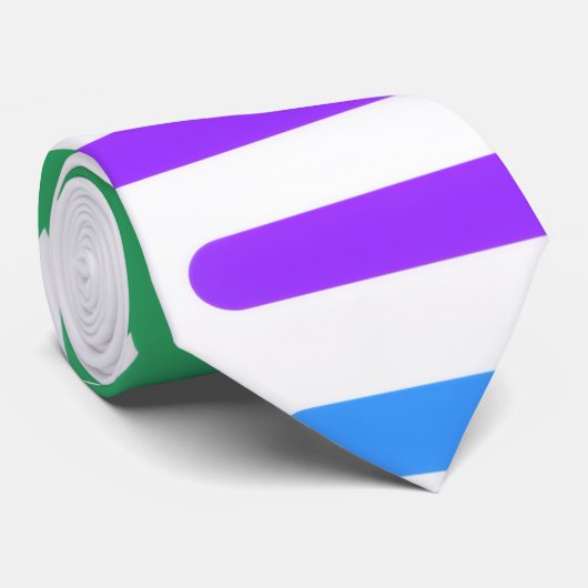 Festive Abstract Stropdas (Opgerold)