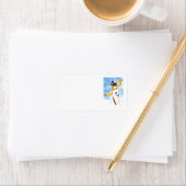 Festive Adresetiketten van Snowman Etiket (Insitu)