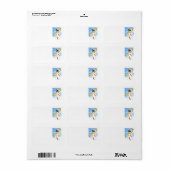 Festive Adresetiketten van Snowman Etiket (Full Sheet)