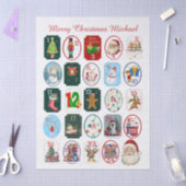Festive Advent Calendar  Tissuepapier (Craft)