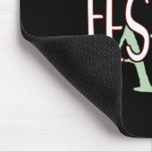 Festive Af Ironic Sarcastic Merry Christmas Flamin Muismat (Hoek)