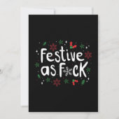 Festive AF-kerstHumor Kaart (Voorkant)