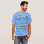 Festive AF-kerstpictogrammen T-shirt (Voorkant volledig)