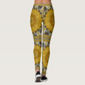 Festive Africa print stijlvol design Leggings (Achterkant)