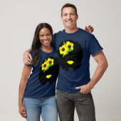 Festive Afro Cinco de Mayo Black Mexicaans T-shirt (Unisex)