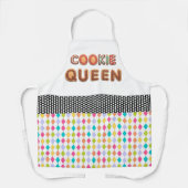 Festive Alphabet Cookie Queen Schort (Voorkant)