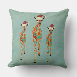 Festive Amber & Azure    GiraffesPillow Kussen