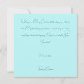 Festive and elegant Christmas Bauble Greeting Kaart (Achterkant)