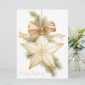 Festive and elegant Christmas Greeting Card Kaart (Staand voorkant)