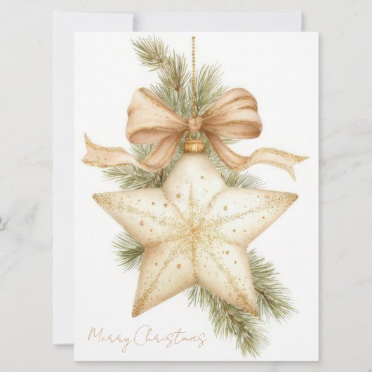 Festive and elegant Christmas Greeting Card Kaart (Voorkant)