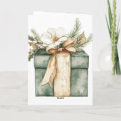 Festive and elegant Christmas Greeting Card Kaart (Achterkant)