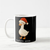 Festive And Mpy Goose Santa Hat Xmas Light Matchin Koffiemok (Links)