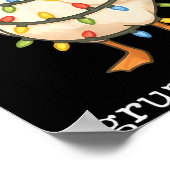 Festive And Mpy Goose Santa Hat Xmas Light Matchin Poster (Hoek)