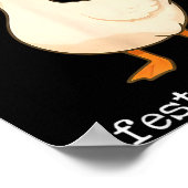 Festive And Mpy Goose Santa Hat Xmas Light Matchin Poster (Hoek)