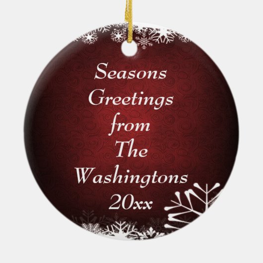 Festive Angel Teddy Bear Ornament (Achterkant)