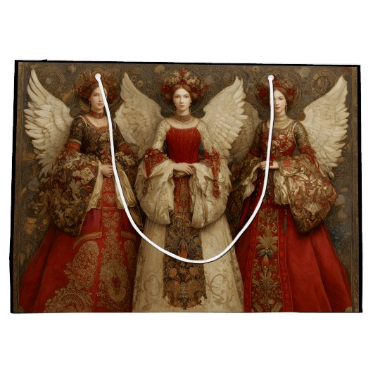 Festive Angels Groot Cadeauzakje (Achterkant)