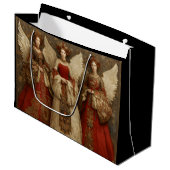 Festive Angels Groot Cadeauzakje (Voorkant Gekanteld)